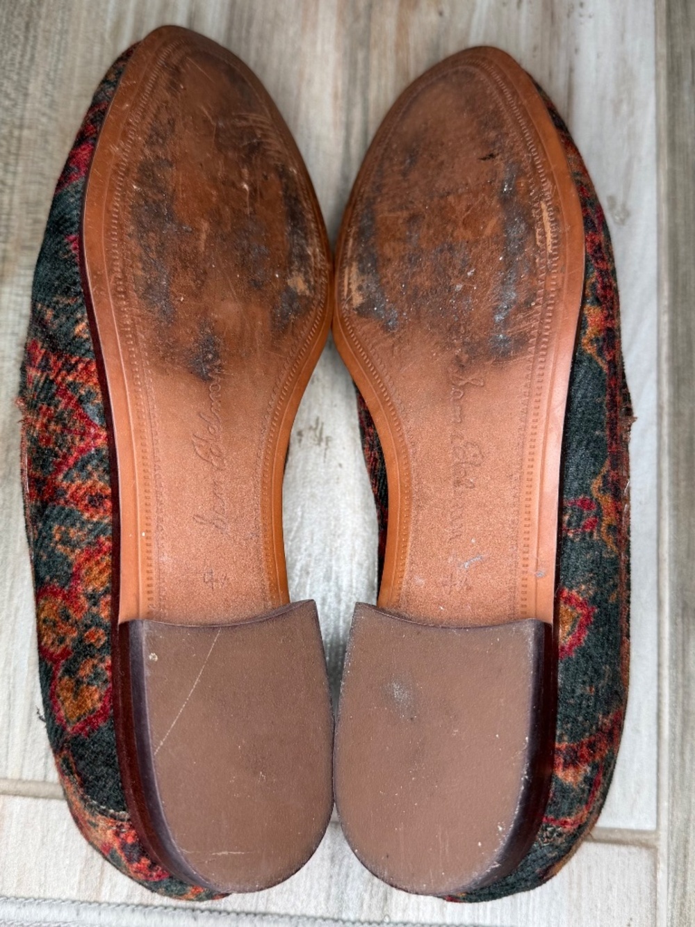 Sam Edelman Loraine Bit Loafer Flats Corduroy Tapastry Women Sz 4.5 - Picture 9 of 10